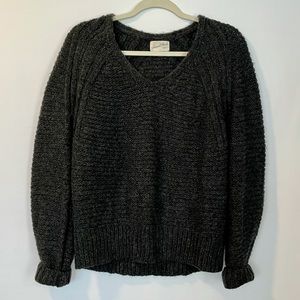 Universal Thread V-Neck Cable Sweater